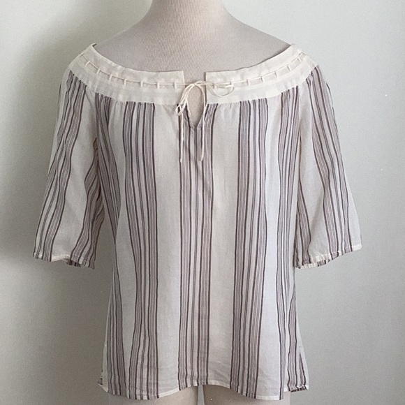 Theory Cotton Sheer Top - Picture 1 of 7